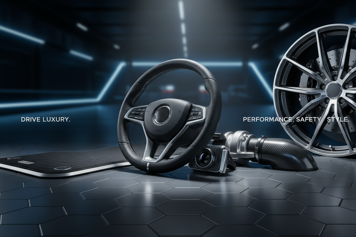 Premium Car Accessories for Style, Safety, and Performance.